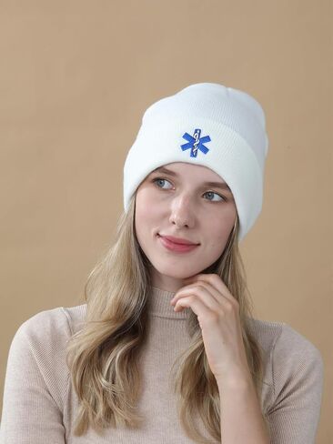 EMT Beanie Hat for Men Women EMTs Gifts Paramedic Gifts for Emergency Medical Technician Funny Stuff in Saudi Arabia