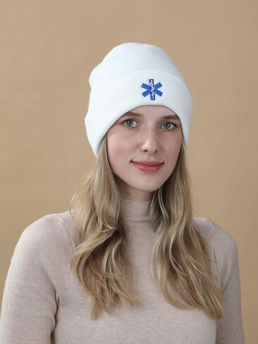 EMT Beanie Hat for Men Women EMTs Gifts Paramedic Gifts for Emergency Medical Technician Funny Stuff in Saudi Arabia