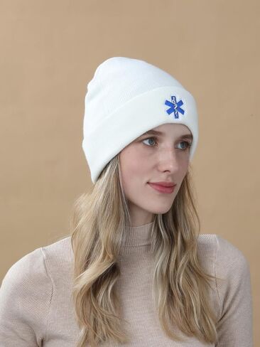 EMT Beanie Hat for Men Women EMTs Gifts Paramedic Gifts for Emergency Medical Technician Funny Stuff in Saudi Arabia