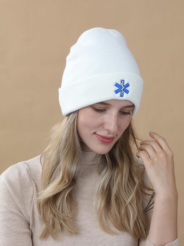 EMT Beanie Hat for Men Women EMTs Gifts Paramedic Gifts for Emergency Medical Technician Funny Stuff in Saudi Arabia