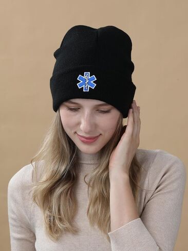 EMT Beanie Hat for Men Women EMTs Gifts Paramedic Gifts for Emergency Medical Technician Funny Stuff in Saudi Arabia