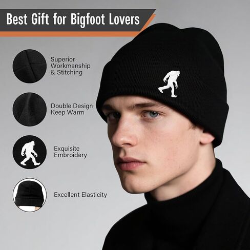 Sasquatch Gifts Bigfoot Hat Embroidery Sasquatch Hats for Men,Big Foot Sasquatch Cap Trucker Hat for Dad Husband Grandpa in Saudi Arabia