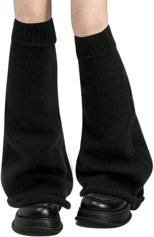 Leg Warmers for Women Girl Goth Flared Leg Warmers for Y2k 80s ballet Figure Skating Rave Accessories in Saudi Arabia
