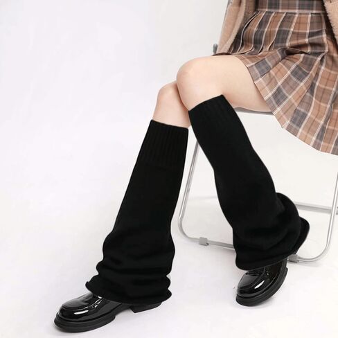 Leg Warmers for Women Girl Goth Flared Leg Warmers for Y2k 80s ballet Figure Skating Rave Accessories in Saudi Arabia