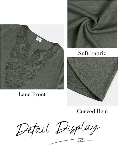 قمم Xieerduo Boho للنساء بلوزات أنيقة خامدة من القمصان طويلة الأكمام in Kuwait