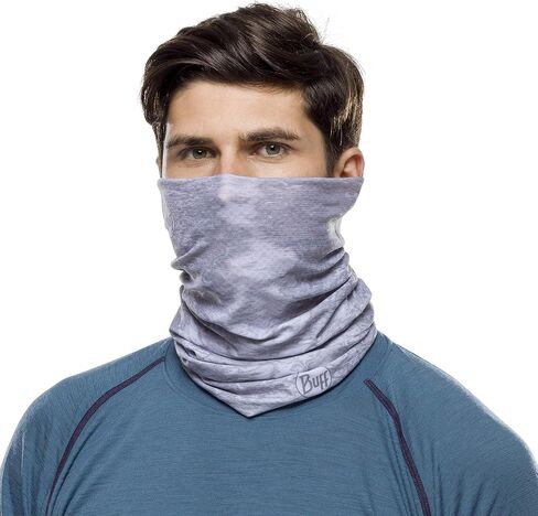 BUFF Unisex Camo CoolNet UV+ Protective Outdoor Bandana Snood Scarf - White in Saudi Arabia