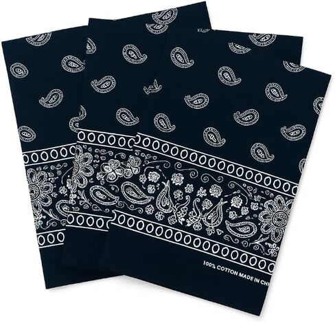 Sosun Bandana, 100% Cotton Paisley Scarf, Headwear, Face Mask for Men or Women in Saudi Arabia