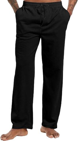 Men Halloween Pajama Pants Elastic Waist Lounge Pants in Kuwait