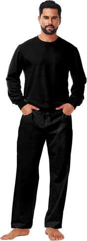 Men Halloween Pajama Pants Elastic Waist Lounge Pants in Kuwait