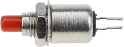 مفتاح زر الضغط الدقيق ، عودة الربيع 5 مم لحظة ، 0.5A 125VAC ، 10 حزمة (أحمر) in Kuwait