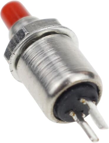مفتاح زر الضغط الدقيق ، عودة الربيع 5 مم لحظة ، 0.5A 125VAC ، 10 حزمة (أحمر) in Kuwait