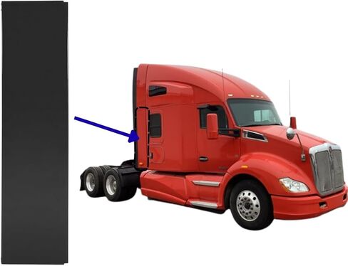 Cabin Cab Lower Fairing Passenger Side Compatible with Kenworth T680 Right Side in Saudi Arabia