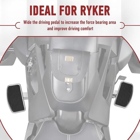 ألواح أرضية السائقين لـ Can-Am Ryker Sport (2022-2025) / 600 900 (2019-2025) / Rally Edition (2019-2025) أوتاد القدم ذات الألومنيوم المتسابق (الشريط العمودي) in Kuwait