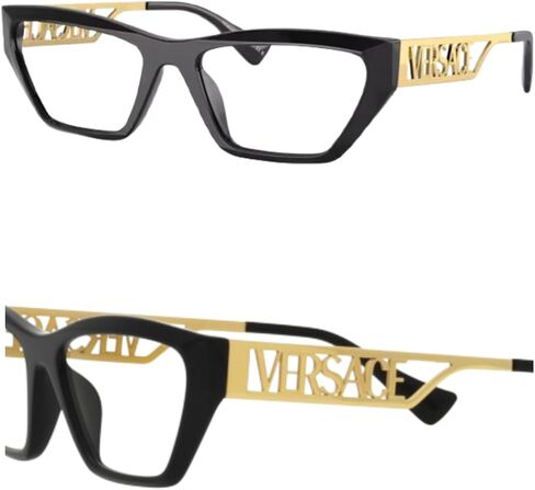 VERSACE VE3327U 90s Vintage LogoEyeglass with Luxury Eyewear kit in Saudi Arabia