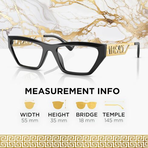 VERSACE VE3327U 90s Vintage LogoEyeglass with Luxury Eyewear kit in Saudi Arabia