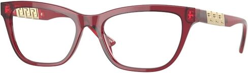 Versace Eyeglasses VE 3318 388 شفاف أحمر in Saudi Arabia