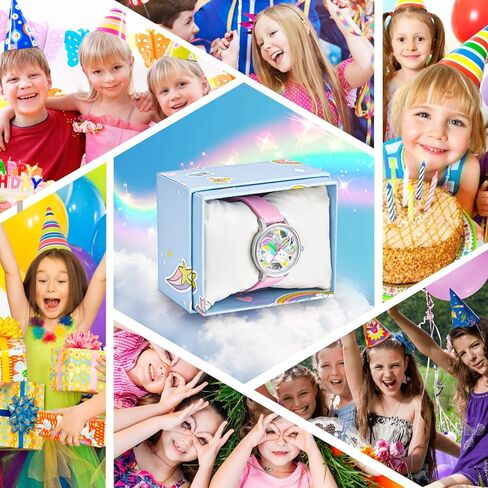 Bisley Children Watch for Boys and Girls Cute Unicom Dial Silicone Strap Easy to Read in Kuwait