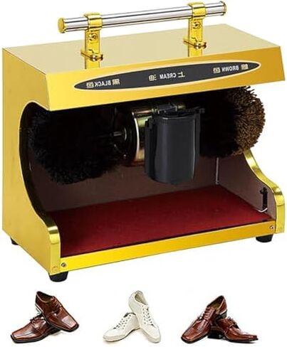 Electric Shoe Polisher Machine, Automatic Household & Commercial Polishing Machine, Ideal for Family, Hotel Lobby & Bank Use, Quick Shine & Easy to Use in Saudi Arabia