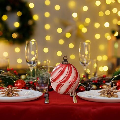 2 PCS شموع عيد الميلاد الأحمر والأخضر شموع الزئبق الزجاج الحرف التنوب شمعة القرفة مجموعة شمعة جولة زخارف هدايا Housewarming لعيد الميلاد شتاء العطلة حفلة الرف in Kuwait