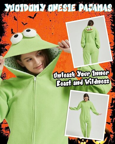 Cartoon Onesie Pajamas for Unisex Adults, Soft and Comfort Sleepwears& Homewears，Fun One Piece Halloween Costumes in Kuwait