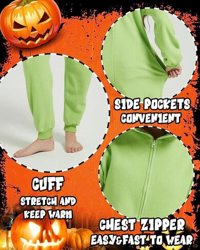 Cartoon Onesie Pajamas for Unisex Adults, Soft and Comfort Sleepwears& Homewears，Fun One Piece Halloween Costumes in Kuwait