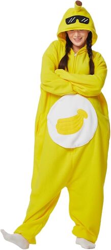 Fruits Costume Adults Onesies Unisex Pajamas Cosplay Fruits Plush Halloween Jumpsuit for Men Women in Kuwait