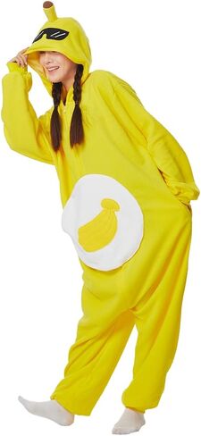 Fruits Costume Adults Onesies Unisex Pajamas Cosplay Fruits Plush Halloween Jumpsuit for Men Women in Kuwait