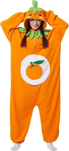 Fruits Costume Adults Onesies Unisex Pajamas Cosplay Fruits Plush Halloween Jumpsuit for Men Women in Kuwait