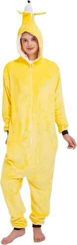 Adult Funny Halloween Costumes Christmas Onesie One Piece Pajamas for Women Men Holiday Jumpsuit Outfit Sleepwear in Saudi Arabia