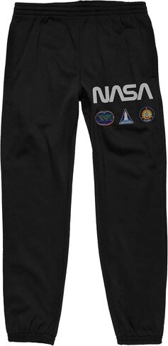 Bioworld NASA Space Shuttle Logo Men's Black Jogger Pants in Saudi Arabia