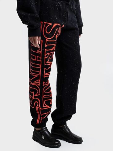 BioWorld Stranger Things Logo Come Black Pants in Kuwait
