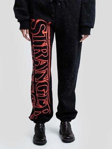 BioWorld Stranger Things Logo Come Black Pants in Kuwait