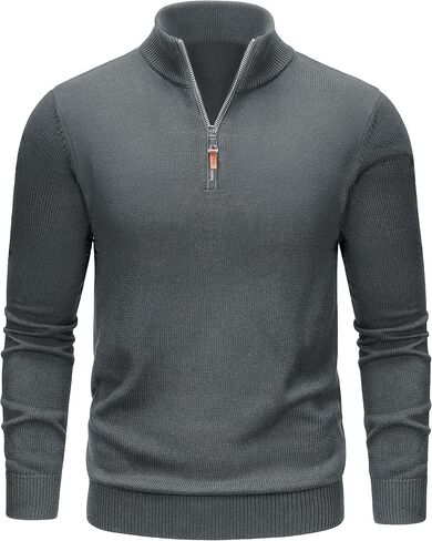 Tacvasen Men's 1/4 Zip Cotton Cotton Cutton Spulover Substers متماسكة للبلوزات الشتوية الشتوية in Saudi Arabia