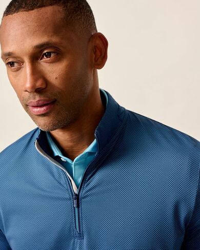 johnnie-O Jamie Jacquard Stretch 1/4-Zip Pullover in Saudi Arabia