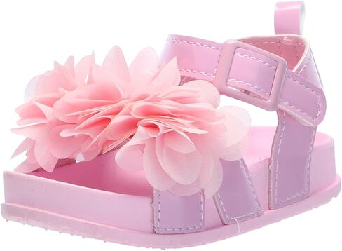 Laura Ashley Girls Sandals - Platform Footed Sandal مع زهرة in Saudi Arabia