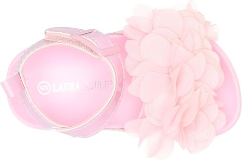 Laura Ashley Girls Sandals - Platform Footed Sandal مع زهرة in Saudi Arabia