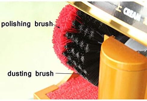 Automatic Electric Shoe Polisher Machine, Sensor-Activated Shoe Cleaning Device for Home, Hotels, Banks & Public Spaces - Gold Shoe Brushes Included in Saudi Arabia