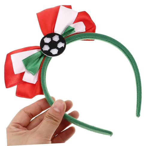 3pcs كرة القدم سحر الرأس عقدة Knot Hairbands ملحقات حفلات كرة القدم ممتعة ليوم اللعبة للأحداث الرياضية التشجيع in Saudi Arabia