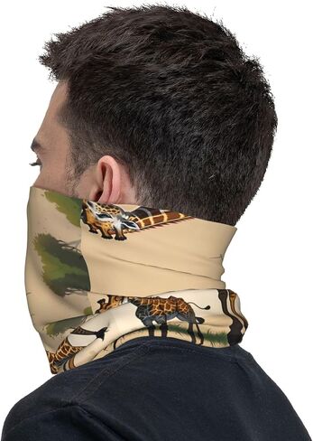 Mother and child giraffe Pattern Multifunctional sports headscarf Headband, face mask, wristband in Saudi Arabia