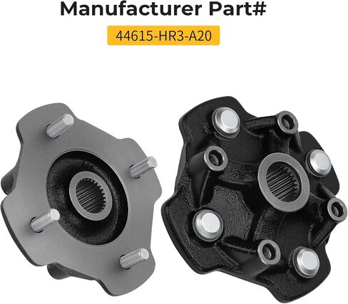 M MATI Front Left & Right Wheel Hubs for Honda Rancher 420 TRX420 Foreman Rubicon 520 500 TRX520 TRX500 2014-2024 44615-HR3-A20 in Saudi Arabia