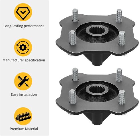 M MATI Front Left & Right Wheel Hubs for Honda Rancher 420 TRX420 Foreman Rubicon 520 500 TRX520 TRX500 2014-2024 44615-HR3-A20 in Saudi Arabia