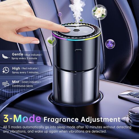 معطر الهواء الذكي ، 180 مل (6.09 أونصة) ناشر معطر الهواء لمدة 270 يومًا ، أو إيقاف تشغيل/إيقاف التشغيل ، وإسقاط Sky Sky ، و 7 ألوان RGB ، و 3 أوضاع قابلة للتعديل لمكتب سفر (كولونيا) in Saudi Arabia