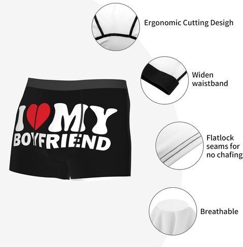 أنا أحب ملخصات Boxer Happy Happy Valentine's Day في الملابس الداخلية للرجال السراويل الداخلية in Kuwait