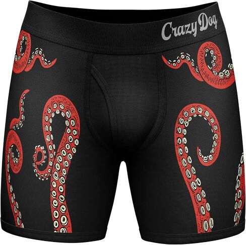 حرر Cracken Mens Boxers مضحك Kraken Sea Octopus Butt Butt in Saudi Arabia