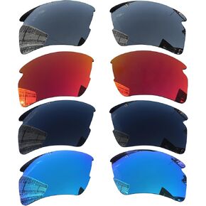 Acefrog 4 Pairs Polarized Replacement Lenses for Oakley Flak 2.0 XL OO9188 Sunglasses, Perfectly Fit, Impact Resistant, Anti-scratch, Women's Lenses, Value Pack in Saudi Arabia