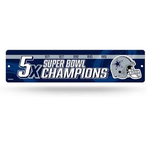 Rico Industries NFL Philadelphia Eagles Plastic Street Sign Plastic 4" x 16" Street Sign in Kuwait