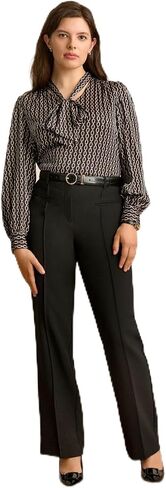 Anne Klein Women's Ls Tie Neck Blouse W Cuff in Saudi Arabia