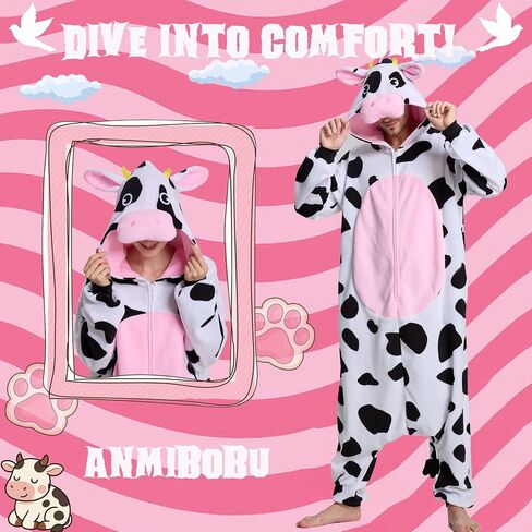 Unisex Adult Onesie Pajamas Animal Cosplay Halloween Costume One Piece Plush Sleepwear Homewear in Saudi Arabia