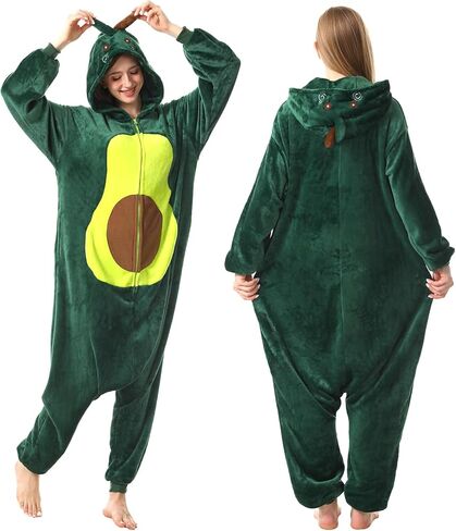 LiuSuper Animal Onesie Pajamas for Adults, Unisex Halloween Cosplay Costume Pajamas Set for Men Women (Multiple Styles) in Kuwait