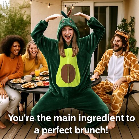 LiuSuper Animal Onesie Pajamas for Adults, Unisex Halloween Cosplay Costume Pajamas Set for Men Women (Multiple Styles) in Kuwait